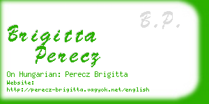 brigitta perecz business card